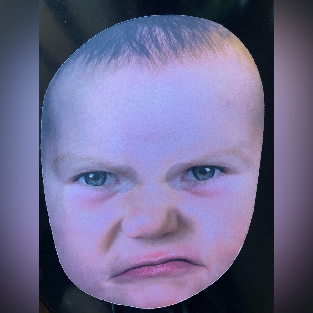 Gigantic Baby Face Mask